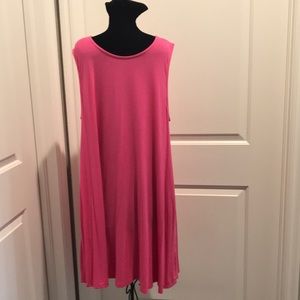 Pink sleeveless dress